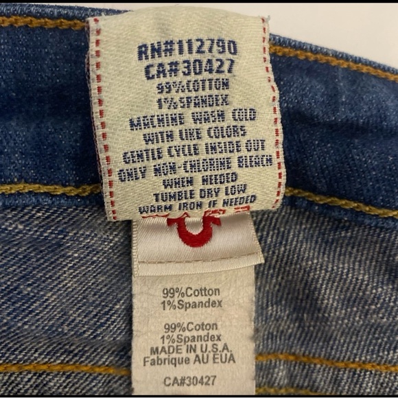 True Religion Stella Jeans Size 28 Made In The USA - Picture 8 of 8